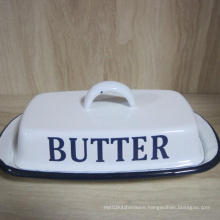 Enamel Butter Dish Butter Box Butter Holder With Lid